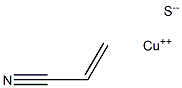 acrylonitrile copper sulfide Struktur