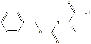 N-carbobenzyloxyalanine Struktur