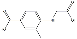 2-methyl-4-carboxy-phenylglycine Struktur