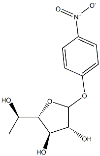 4-nitrophenyl fucofuranoside Struktur