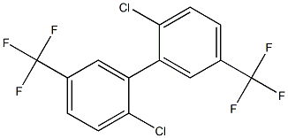 5,5'-bis-trifluoromethyl-2,2'-dichlorobiphenyl Struktur