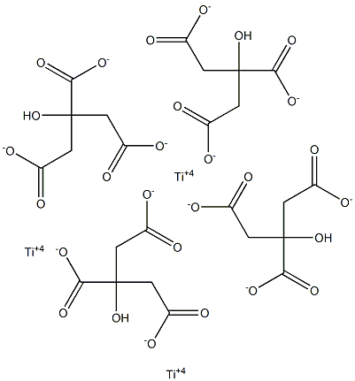 titanium citrate Struktur