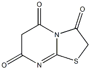 thiazolo-(3,2-a)pyrimidine-3,5,7(2H)trione Struktur