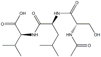 acetyl-seryl-leucyl-valine Struktur