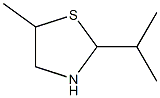 2-isopropyl-5-methyl-1,3-thiazolane Struktur