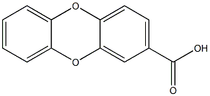 dibenzo-1,4-dioxin-2-carboxylic acid Struktur