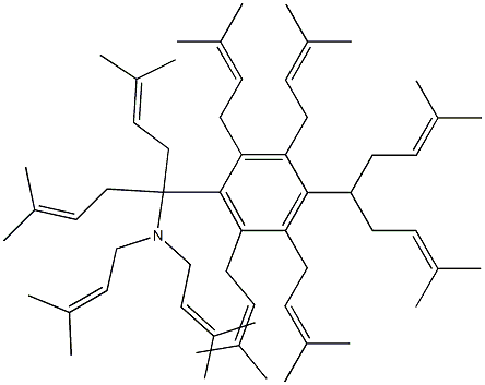 N-(4-methylbenzyl)decaprenylamine Struktur