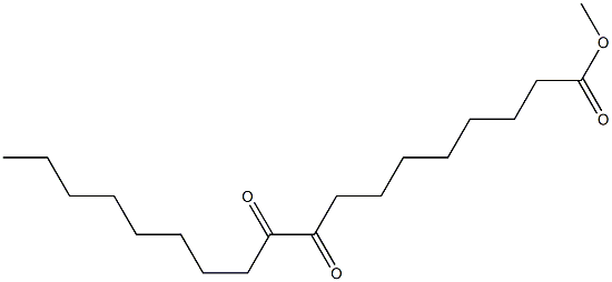 methyl 9,10-dioxostearate Struktur