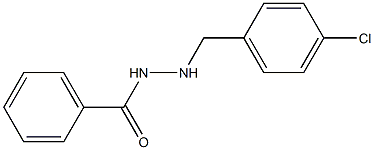 N-(4-chlorobenzyl)-N'-benzoylhydrazine Struktur