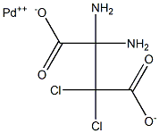 dichloro(diaminosuccinic acid)palladium(II) Struktur