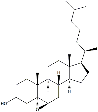 CHOLESTEROL-5-ALPHA,6-BETA-EPOXIDE Struktur