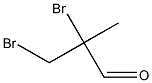 2-METHYL-2,3-DIBROMOPROPANAL Struktur