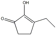 3-ETHYL-2-CYCLOPENTEN-2-OL-1-ONE Struktur