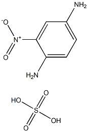 2-NITRO-PARA-PHENYLENEDIAMINESULFATE Struktur