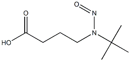 N-TERT-BUTYL-N-(3-CARBOXYPROPYL)NITROSAMINE Struktur