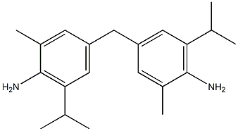 4,4'-METHYLENEBIS(2-METHYL-6-ISOPROPYLANILINE) Struktur