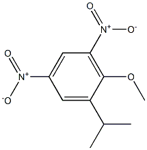 2-ISOPROPYL-4,6-DINITROANISOLE Struktur