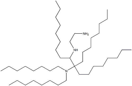 DIOCTYL-TRIOCTYL-DIETHYLENETRIAMINE Struktur