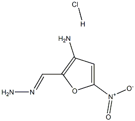 5-NITROFURFURAL-AMINOHYDRAZONEHYDROCHLORIDE Struktur