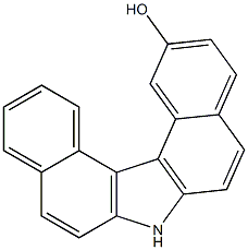 2-HYDROXYDIBENZO(C,G)CARBAZOLE Struktur