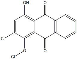 DICHLOROQUINIZARIN Struktur