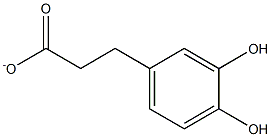 3,4-DI(HYDROXY)HYDROCINNAMATE Struktur