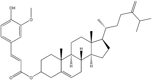 24-METHYLENECHOLESTEROLTRANS-FERULATE Struktur