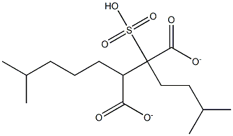 ISOHEXYLISOPENTYLSULPHOSUCCINATE Struktur