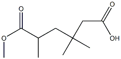 2,4,4-TRIMETHYLADIPICACID,METHYLESTERS Struktur