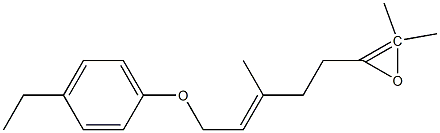 4-ETHYLPHENYL-6,7-EPOXYGERANYLETHER Struktur