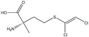 S-(1,2-DICHLOROVINYL)-DL-ALPHA-METHYLHOMOCYSTEINE Struktur