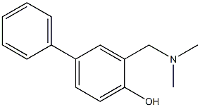 3-DIMETHYLAMINOMETHYL-4-HYDROXYBIPHENYL Struktur