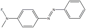 4-FLUORO-METHYLAMINOAZOBENZENE Struktur