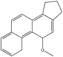 16,17-DIHYDRO-11-METHOXY-CYCLOPENTA(A)PHENANTHRENE Struktur