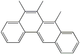 TRIMETHYLBENZANTHRACENE Struktur