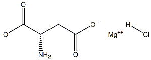 MAGNESIUMASPARTATEHYDROCHLORIDE Struktur