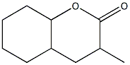 3-METHYLOCTAHYDROCOUMARIN Struktur