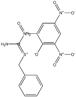 BENZYLTHIOURONIUMPICRATE Struktur