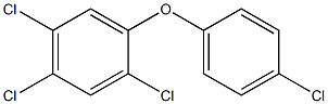 2,4,5,4'-TETRACHLORODIPHENYLETHER Struktur