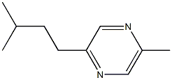 2-ISOAMYL-5-METHYLPYRAZINE Struktur