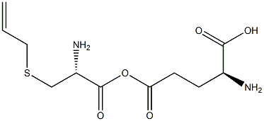 GAMMA-GLUTAMYL-S-ALLYLCYSTEINE Struktur