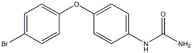 4-(4-BROMOPHENOXY)PHENYLUREA Struktur