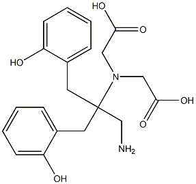 DI(2-HYDROXYBENZYL)ETHYLENEDIAMINEDIACETICACID Struktur