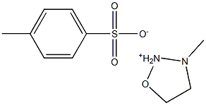 3-METHYL-4,5-DIHYDRO-1,2,3-OXADIAZOLIUMTOSYLATE Struktur