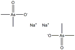 DISODIUMDIMETHYLARSINATE Struktur