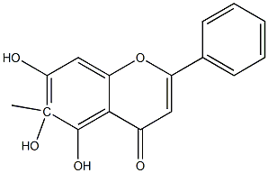 6-METHYLBAICALEIN Struktur