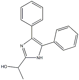 1-HYDROXYETHYL-4,5-DIPHENYLIMIDAZOLE Struktur