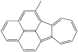 7-METHYLAZULENO(1,2,3-CD)PHENALENE Struktur