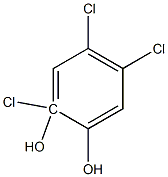 2,4,5-TRICHLOROCATECHOL Struktur