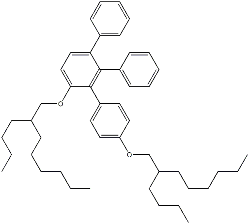 4,4'''-BIS((2-BUTYLOCTYL)OXY)-QUATERPHENYL Struktur